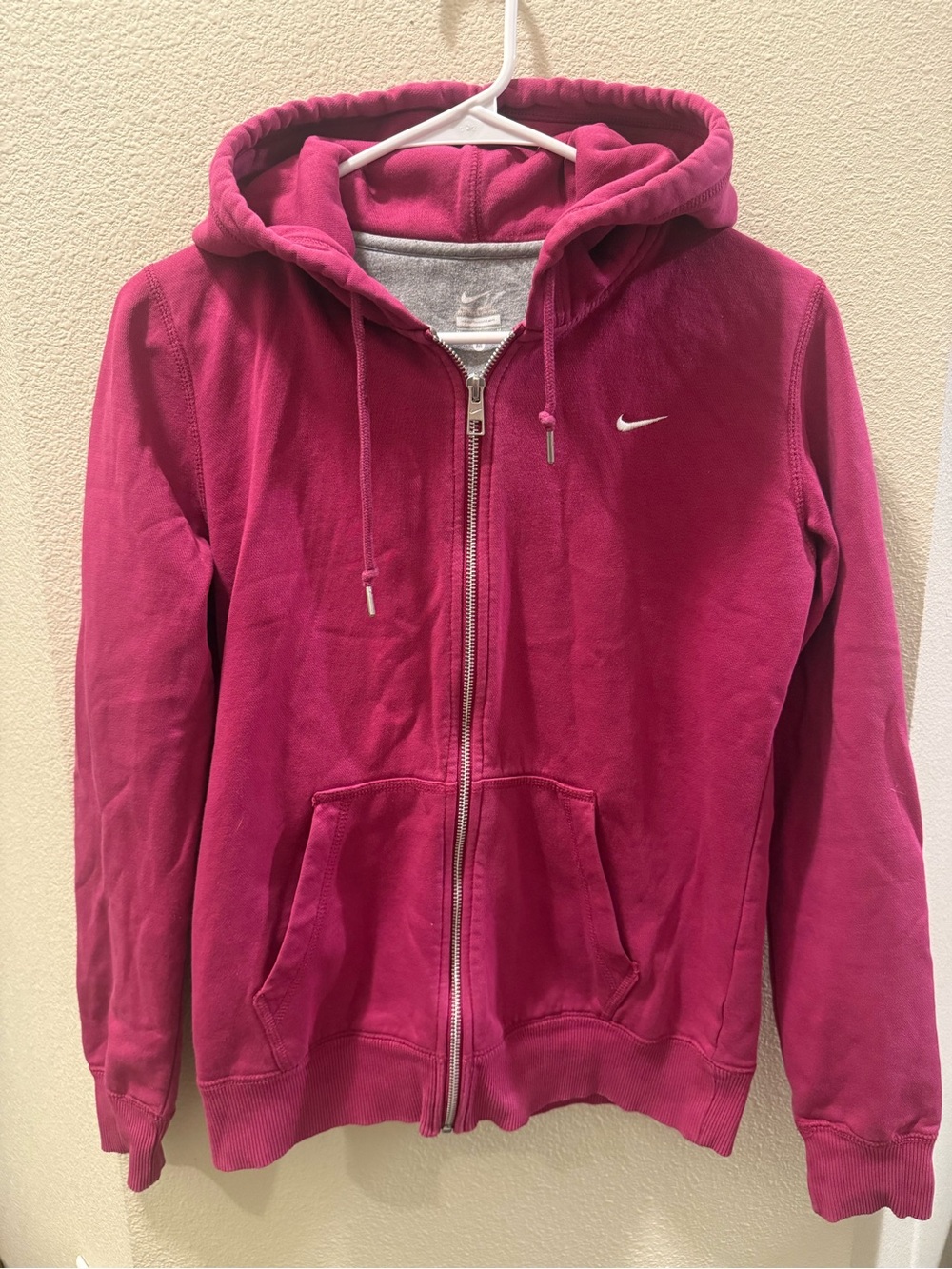 Nike Kids Pink Full-Zip Hoodie